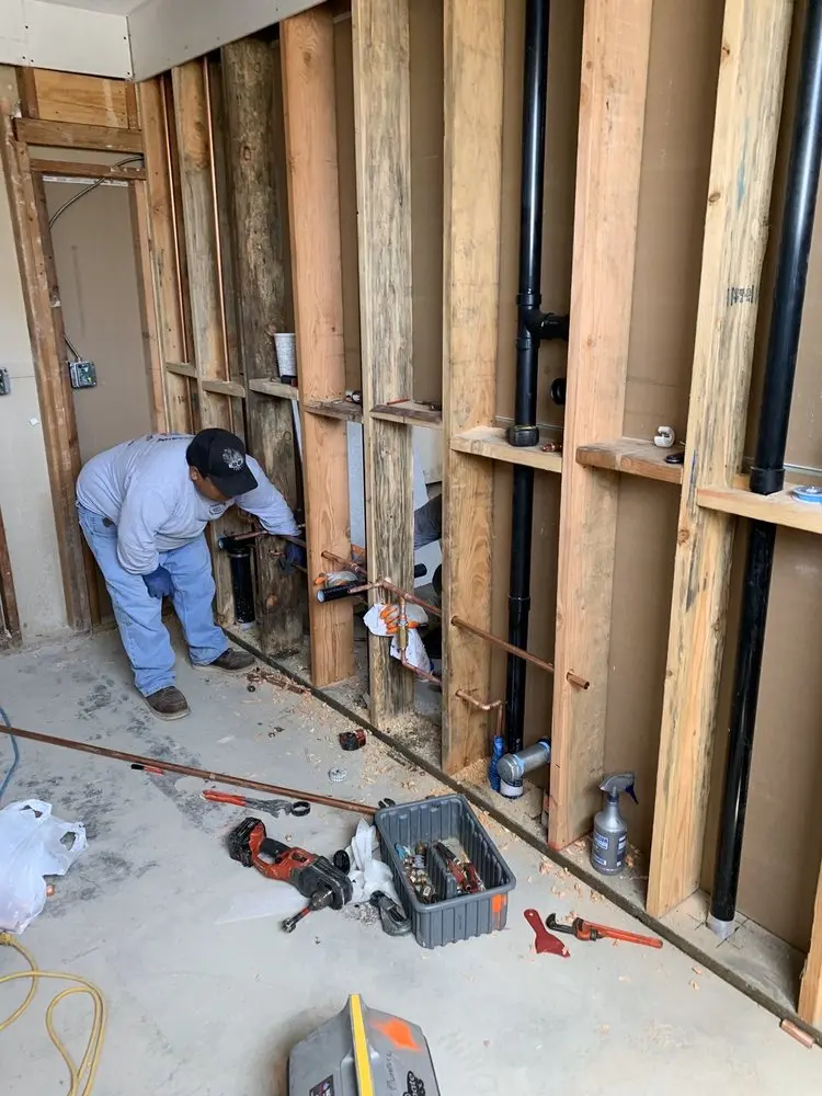 Commercial rough-in plumbing for Water Heater Replacement in Ellettsville
